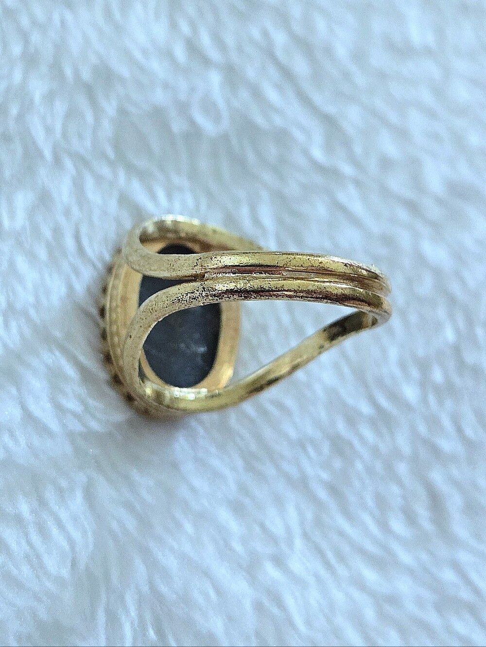 Yellow💛-Orange🧡 Druzy Ring💍 - Gently Worn with Callout - Picture 12 of 16